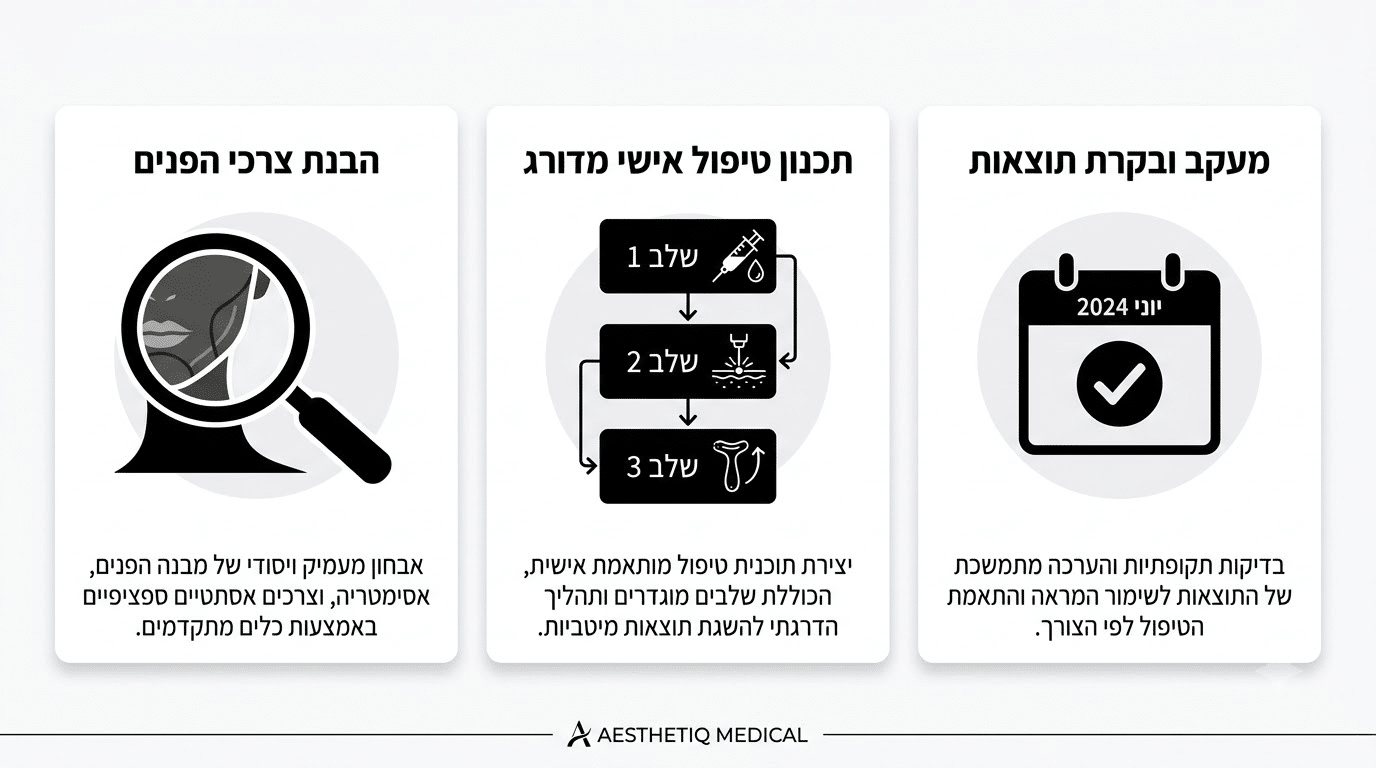 הנחיות להתאוששות בימים הראשונים לאחר עיצוב קו הלסת
